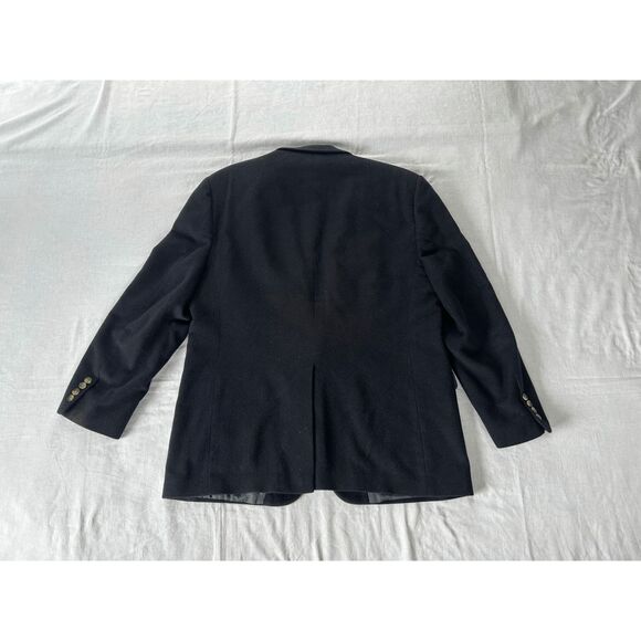 John Alexander 100% Camel Hair Blazer/Sport Jacket Size 44R, Dark Blue, USA Made - Picture 4 of 12